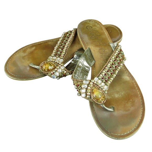 naughty monkey Shoes - Naughty Monkey Women's Flip Flop Brown Synthetic Size 9M Used 2025